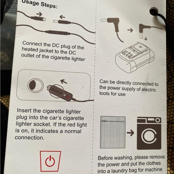 Heated Black Jacket, Men’s Medium - Picture 14 of 14